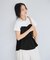 【WEB限定】美easyリネンライクシャーリングビスチェドッキングトップス/イージーケア・接触冷感