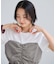 【WEB限定】美easyリネンライクシャーリングビスチェドッキングトップス/イージーケア・接触冷感