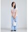【WEB限定】美easyリネンライクシャーリングビスチェドッキングトップス/イージーケア・接触冷感