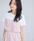 【WEB限定】美easyリネンライクシャーリングビスチェドッキングトップス/イージーケア・接触冷感
