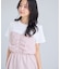 【WEB限定】美easyリネンライクシャーリングビスチェドッキングトップス/イージーケア・接触冷感