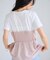 【WEB限定】美easyリネンライクシャーリングビスチェドッキングトップス/イージーケア・接触冷感