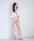 【WEB限定】美easyリネンライクベルテッドストレートパンツ/イージーケア・接触冷感