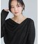 【WEB限定】レース長袖ドレープカットソー