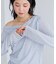【WEB限定】レース長袖ドレープカットソー