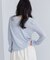 【WEB限定】レース長袖ドレープカットソー
