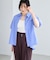 後ろタックフレアシャツ