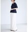 ウエストタックカーディガン/イージーケア