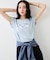 フォト＆ロゴプリントフレンチスリーブTシャツ/接触冷感