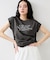 フォト＆ロゴプリントフレンチスリーブTシャツ/接触冷感