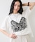 トロンプルイユプリントTシャツ