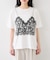 トロンプルイユプリントTシャツ