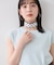 【WEB限定カラー】ICE BEAUTY 美人スリーブニットプルオーバ/UVケア・接触冷感