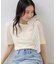 肩リボンTシャツ