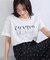 レースレイヤードロゴ半袖Tシャツ