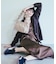 【OUTDOOR PRODUCTS】VIS別注 スエード ＆ 合皮 フリル ショルダーバッグ / WEB限定カラー