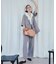 【OUTDOOR PRODUCTS】VIS別注 スエード ＆ 合皮 フリル ショルダーバッグ / WEB限定カラー
