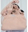 【OUTDOOR PRODUCTS】VIS別注 スエード ＆ 合皮 フリル ショルダーバッグ / WEB限定カラー