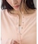 シアーヘンリーロングスリーブTシャツ