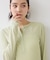 シアーヘンリーロングスリーブTシャツ