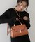 【WEB限定】楕円金具ワンハンドルバッグ/2WAY