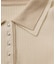 【WEB限定】ダブルカラーポロニットトップス