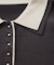 【WEB限定】ダブルカラーポロニットトップス