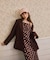 【MARY QUANT×VIS】チェックベロアドレープキャミワンピース