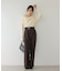 リングベルトタックワイドパンツ/WEB限定サイズ