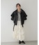 【WEB限定】シアーモヘア配色ポロ襟ニット