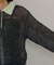 【WEB限定】シアーモヘア配色ポロ襟ニット