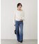 ワンポイント刺繍入りドレープスウェットプルオーバー