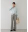 【WEB限定】裾レースドッキングクルーネックカーディガン