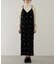 前後2WAYカラー刺繍ベロアキャミワンピース