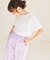 【KIDS/キッズ】【接触冷感】水で色が変わるバックロゴプリントトップス