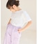 【KIDS/キッズ】【接触冷感】水で色が変わるバックロゴプリントトップス