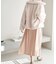 【一部店舗限定】【Mon E’toile/モンエトワール】スムースコンビジャージタックDRESS