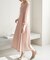 【一部店舗限定】【Mon E’toile/モンエトワール】スムースコンビジャージタックDRESS