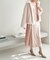 【一部店舗限定】【Mon E’toile/モンエトワール】スムースコンビジャージタックDRESS
