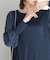 【一部店舗限定】【Mon E’toile/モンエトワール】スムースコンビジャージタックDRESS