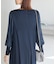 【一部店舗限定】【Mon E’toile/モンエトワール】スムースコンビジャージタックDRESS