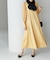 【一部店舗限定】【Mon E’toile/モンエトワール】スムースコンビジャージタックDRESS