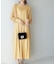 【一部店舗限定】【Mon E’toile/モンエトワール】スムースコンビジャージタックDRESS