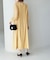 【一部店舗限定】【Mon E’toile/モンエトワール】スムースコンビジャージタックDRESS