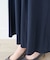 【一部店舗限定】【Mon E’toile/モンエトワール】スムースコンビジャージタックDRESS