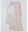 【一部店舗限定】【Mon E’toile/モンエトワール】スムースコンビジャージタックDRESS