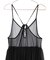バックリボンチュールキャミワンピース