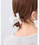 フェイクファーリボンヘアバンス