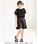 【KIDS/キッズ】【UVカット・接触冷感】ツイストチュールスリーブトップス/リンクコーデ