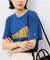 【CONVERSE/コンバース】ネップラスラブ天竺クラックプリントTシャツ